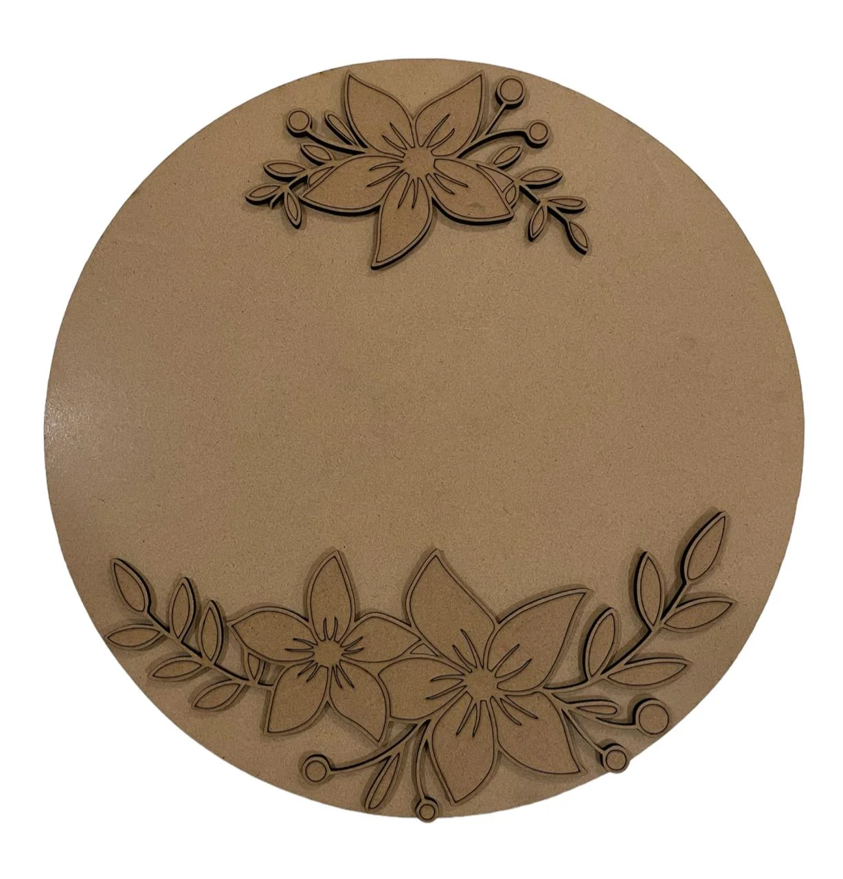 MDF Flower Plate